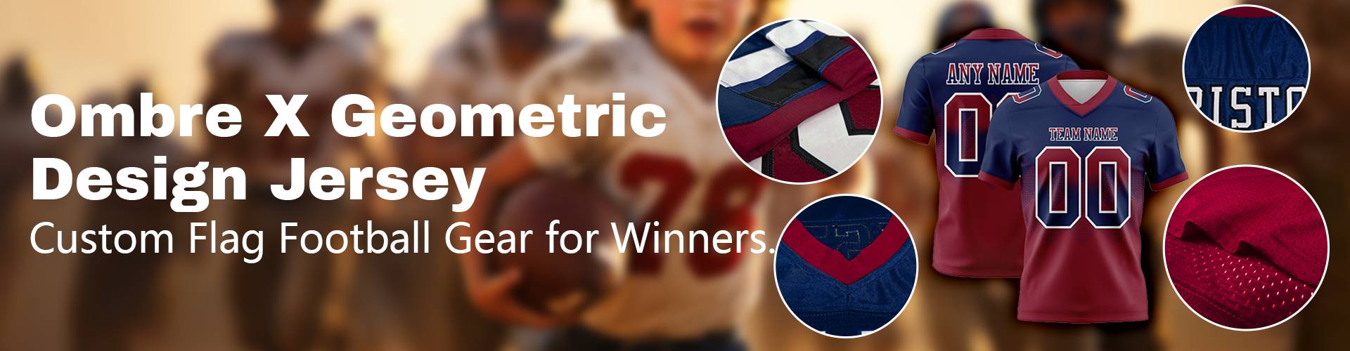 custom flag football jerseys