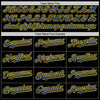 Custom Black Royal-Yellow Line Authentic Baseball Jersey