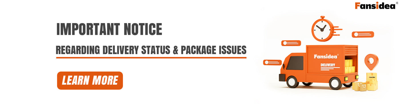 Important Notice Regarding Delivery Status & Package Issues