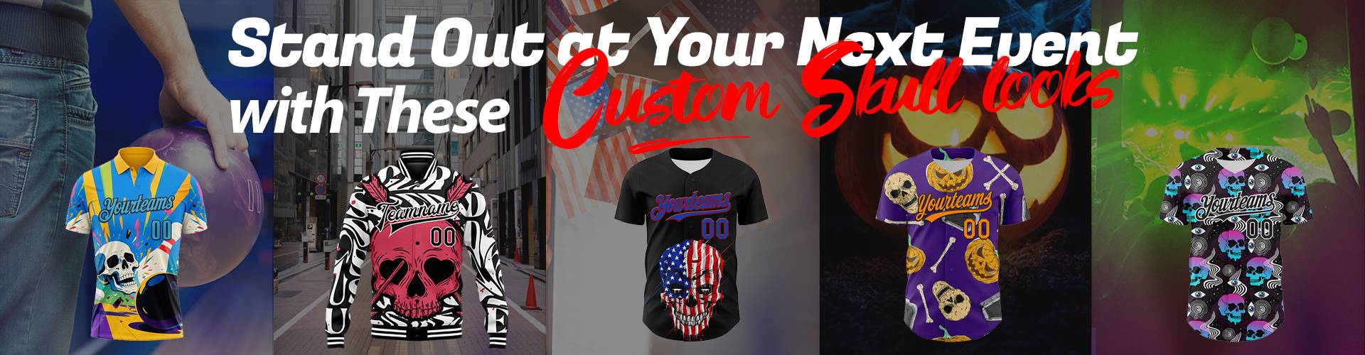 Stand Out at Your Next Event with These Custom Skull Looks