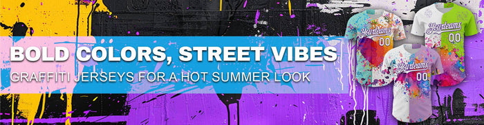 Bold Colors and Street Vibes: Graffiti Jerseys for a Hot Summer Look