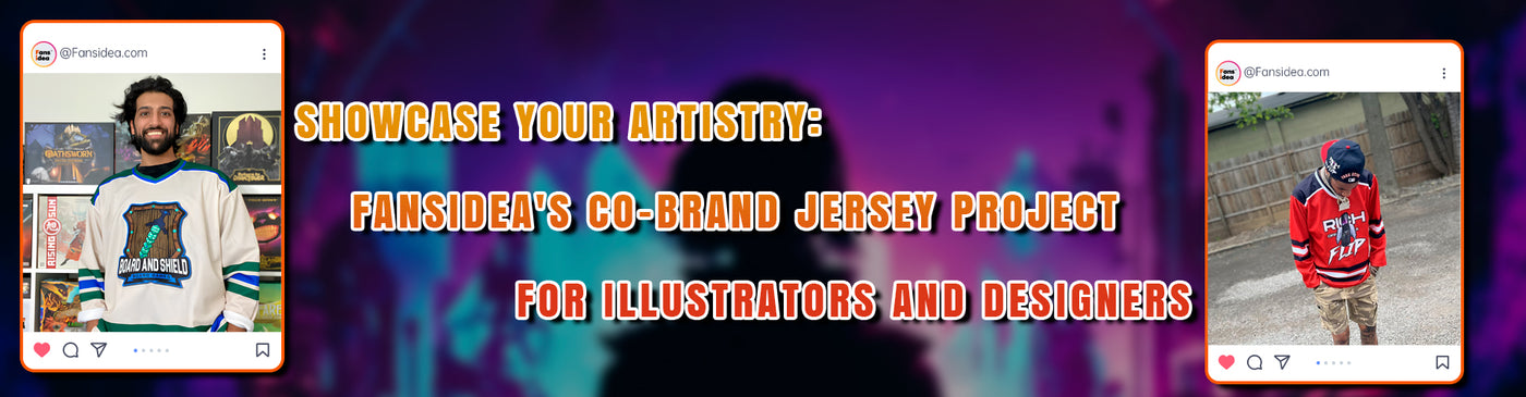 Showcase Your Artistry: FansIdea's Co-Brand Jersey Project for Illustrators and Designers