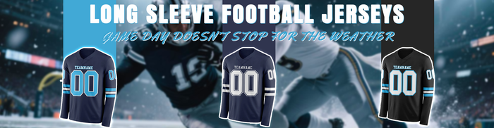 Long sleeve Football jersey for cold weather