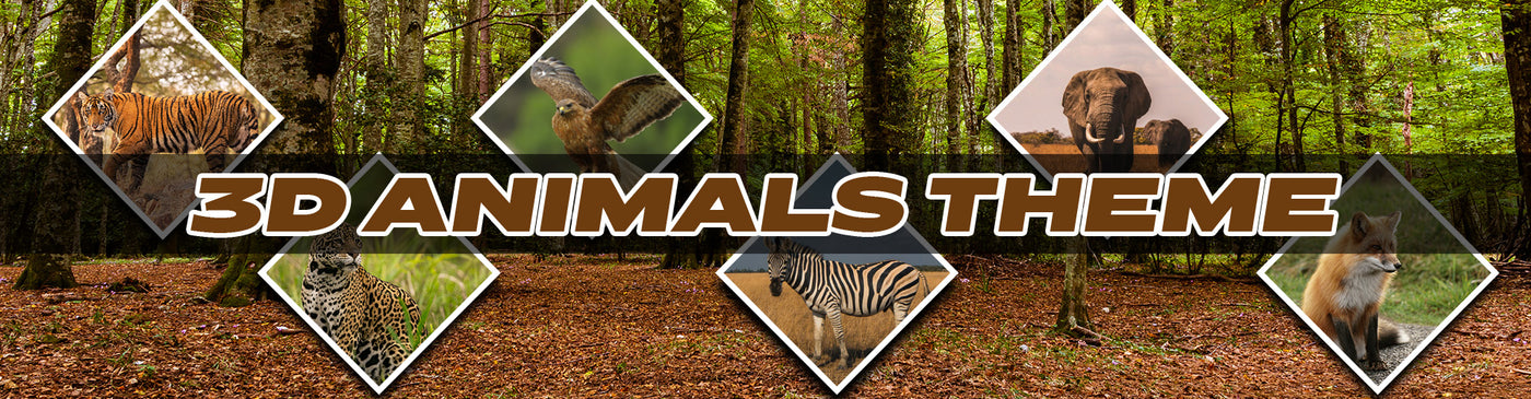 custom 3d pattern animals apparel