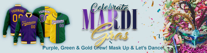 custom Mardi Gras jerseys