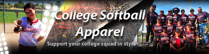 custom college softball gear