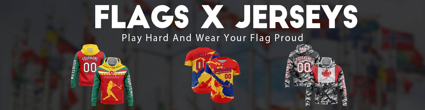 Stand Out with Personalized Flag Baseball Jerseys & Hoodies: Wear Your Pride in Style