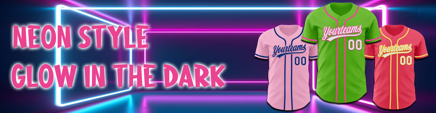 custom neon baseball unifroms