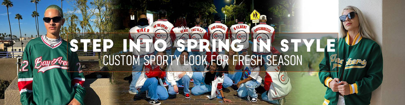 Fresh Your Spring Wardrobe with Custom Hockey Jerseys and Varsity Jackets