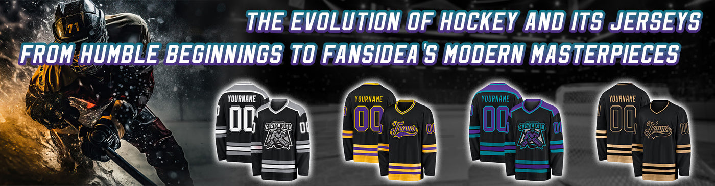 The Evolution of Hockey and Its Jerseys: From Humble Beginnings to FansIdea's Modern Masterpieces