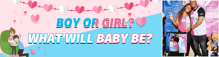 Unique Gender Reveal Ideas with Custom Jersey