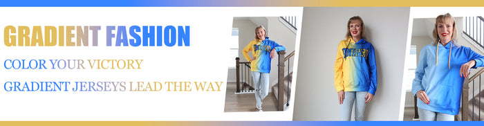 personalized gradient jerseys