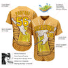 Custom 3D Pattern Design Let's Drink Authentic Baseball Jersey