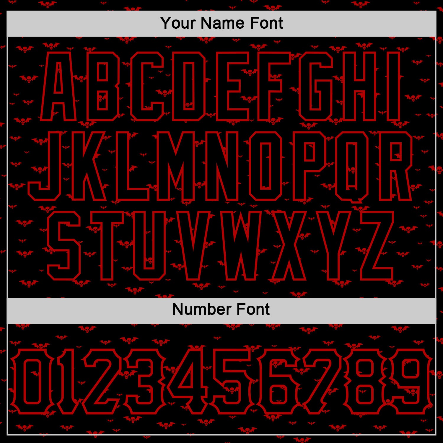 Custom Black Red 3D Halloween Bat Skull Doodle Party Costume Ideas Sports Pullover Sweatshirt Hoodie