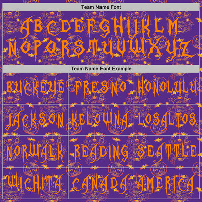 Custom Purple Bay Orange 3D Halloween Pumpkin Bat Doodle Party Costume Ideas Sports Pullover Sweatshirt Hoodie