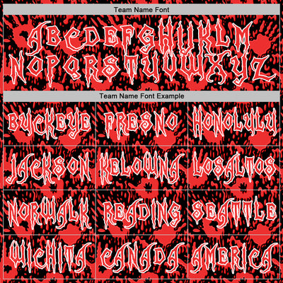 Custom Black Red-White 3D Halloween Horror Night Trick Treat Party Costume Ideas Sports Pullover Sweatshirt Hoodie