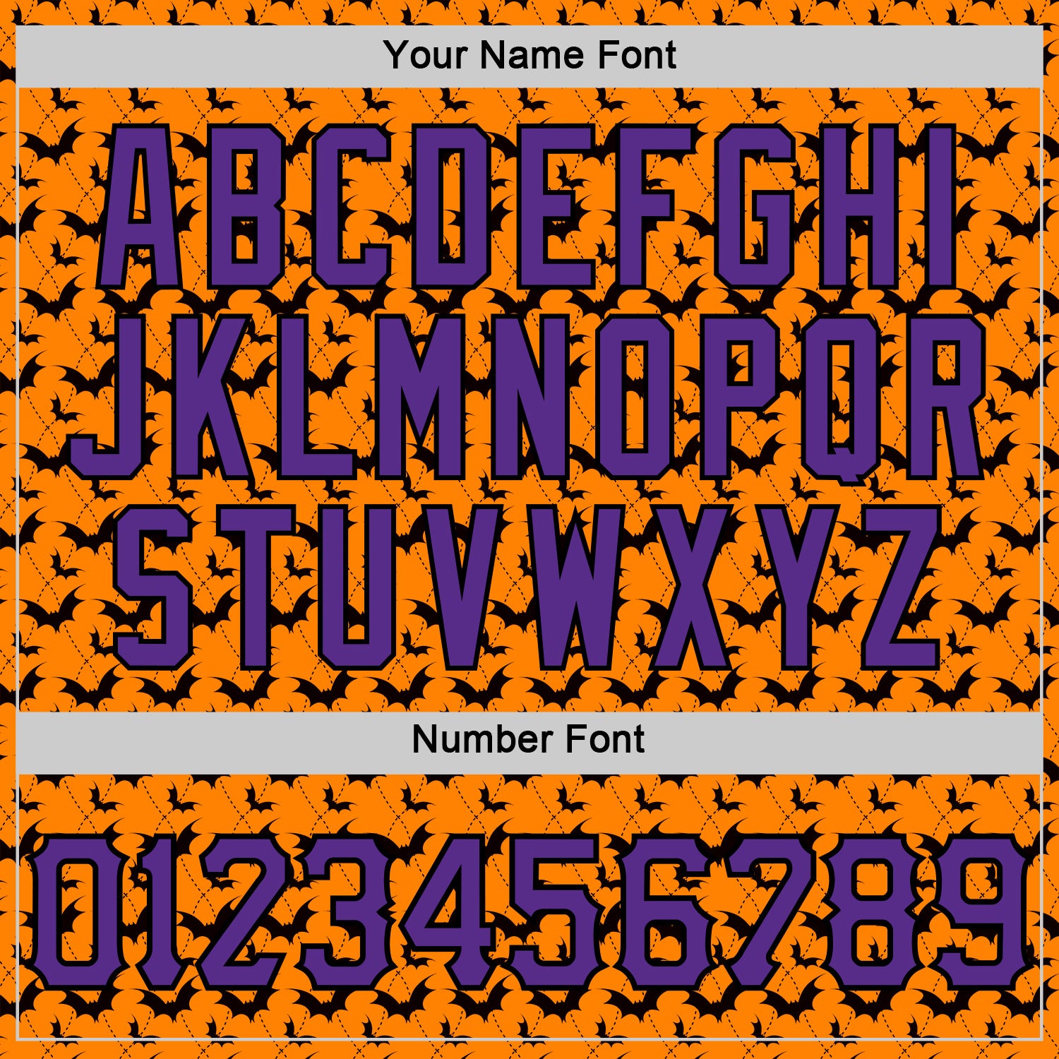 Custom Bay Orange Purple-Black 3D Halloween Bat Party Costume Ideas Sports Pullover Sweatshirt Hoodie