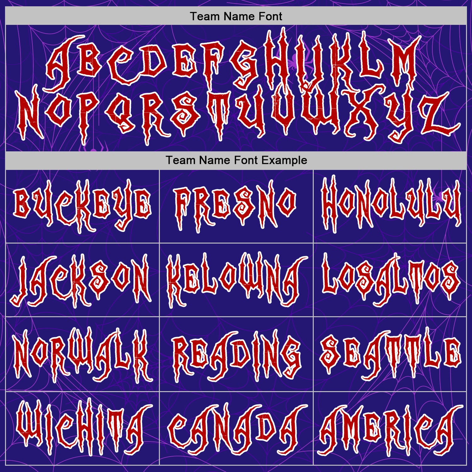 Custom Dark Purple Red-White 3D Halloween Spider Net Party Costume Ideas Sports Pullover Sweatshirt Hoodie