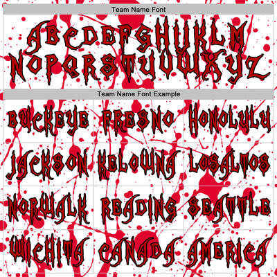 Custom White Red-Black 3D Halloween Skull Party Costume Ideas Sports Pullover Sweatshirt Hoodie