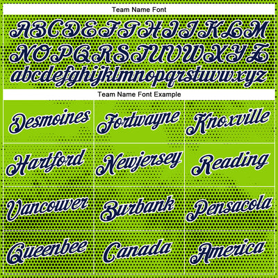 Custom Stitched Neon Green Navy-White 3D Pattern Design Sportswear Pullover Sweatshirt Hoodie