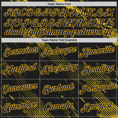 Custom Stitched Black Navy-Gold 3D Pattern Design Sportswear Pullover Sweatshirt Hoodie