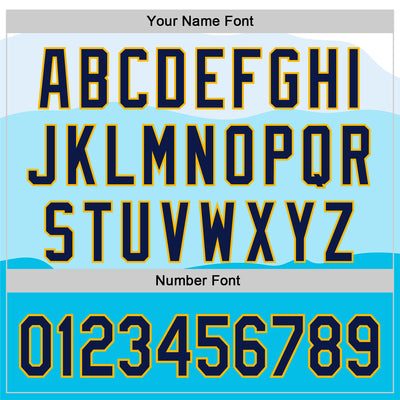 Custom Stitched Black Navy Blue-Gold 3D Pattern Design Sportswear Pullover Sweatshirt Hoodie