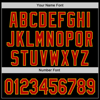 Custom Stitched Black Red White-Gold 3D Pattern Design Sportswear Pullover Sweatshirt Hoodie