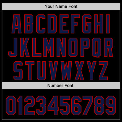 Custom Stitched Black Navy White-Red 3D Pattern Design Sportswear Pullover Sweatshirt Hoodie