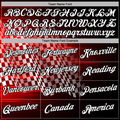 Custom Black White-Red 3D Pattern Design Formula Auto Car Racing Motorsport Sports Pullover Sweatshirt Hoodie