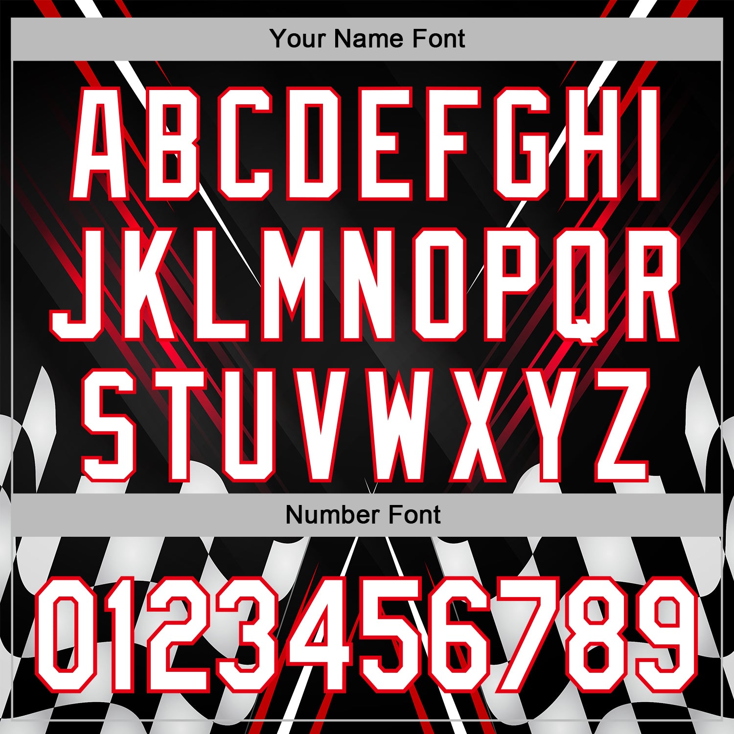 Custom Black White-Fire Red 3D Pattern Design Formula Auto Car Racing Motorsport Sports Pullover Sweatshirt Hoodie