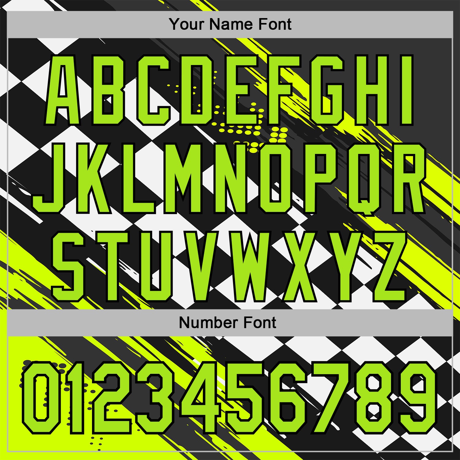 Custom Black Neon Green-White 3D Pattern Design Formula Auto Car Racing Motorsport Sports Pullover Sweatshirt Hoodie