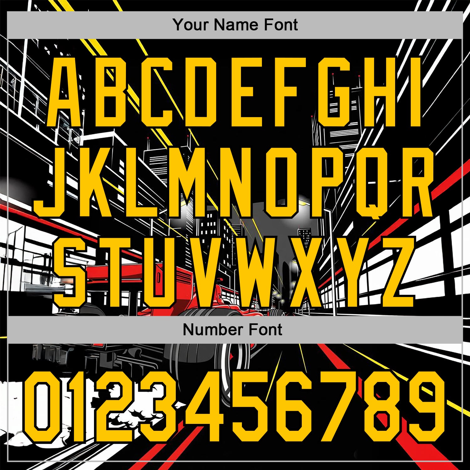 Custom Black Yellow Red-White 3D Pattern Design Formula Auto Car Racing Motorsport Sports Pullover Sweatshirt Hoodie