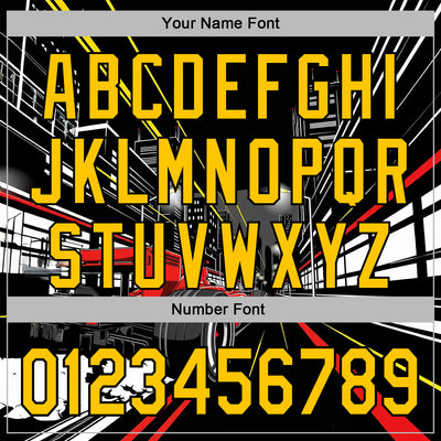 Custom Black Yellow Red-White 3D Pattern Design Formula Auto Car Racing Motorsport Sports Pullover Sweatshirt Hoodie