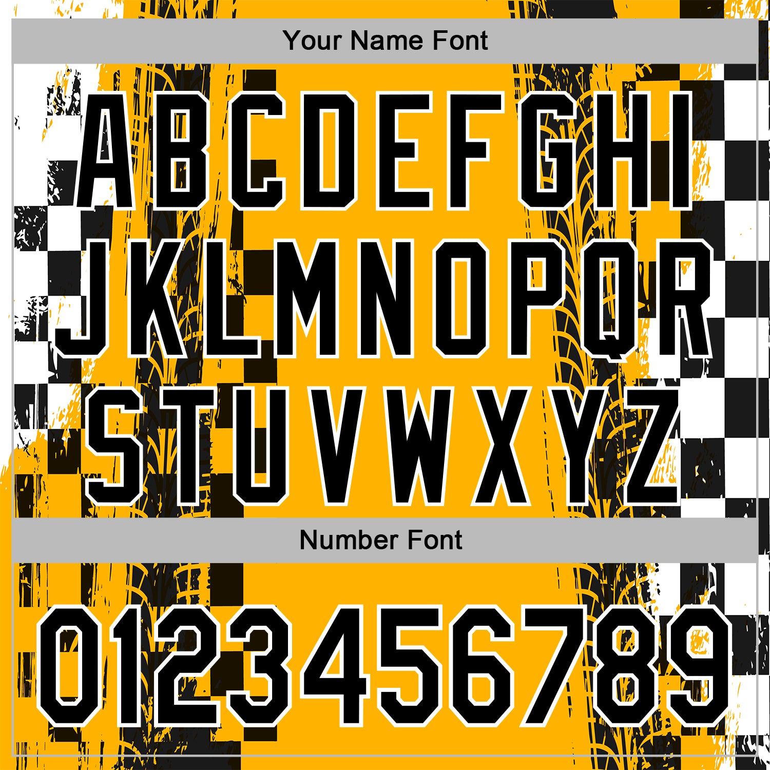 Custom Yellow Black-White 3D Pattern Design Formula Auto Car Racing Motorsport Sports Pullover Sweatshirt Hoodie