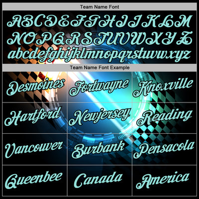 Custom Black Ice Blue-Blue 3D Pattern Design Formula Auto Car Racing Motorsport Sports Pullover Sweatshirt Hoodie