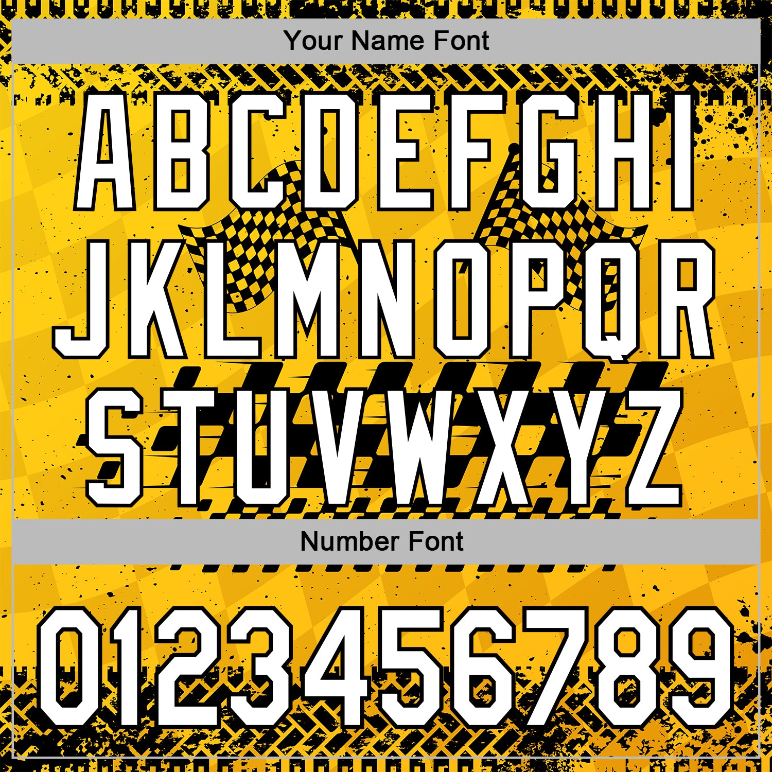 Custom Yellow White-Black 3D Pattern Design Formula Auto Car Racing Motorsport Sports Pullover Sweatshirt Hoodie