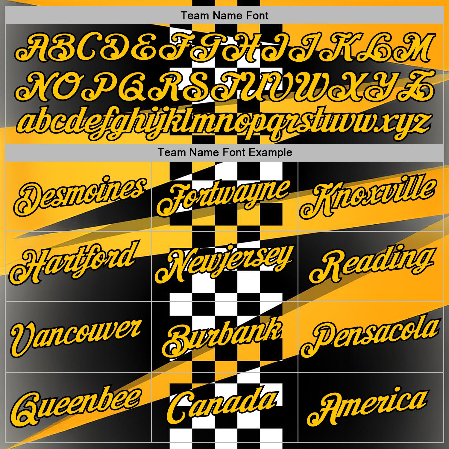 Custom Black Yellow 3D Pattern Design Formula Auto Car Racing Motorsport Sports Pullover Sweatshirt Hoodie