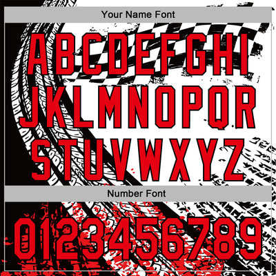 Custom White Fire Red-Black 3D Pattern Design Formula Auto Car Racing Motorsport Sports Pullover Sweatshirt Hoodie