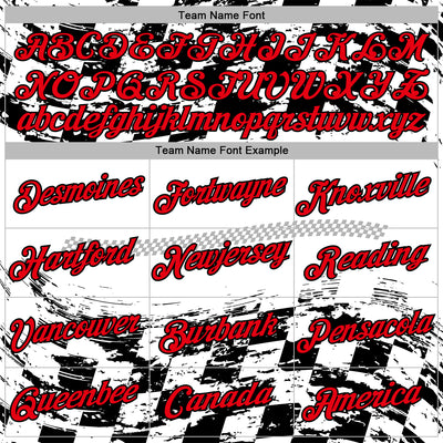 Custom White Fire Red-Black 3D Pattern Design Formula Auto Car Racing Motorsport Sports Pullover Sweatshirt Hoodie