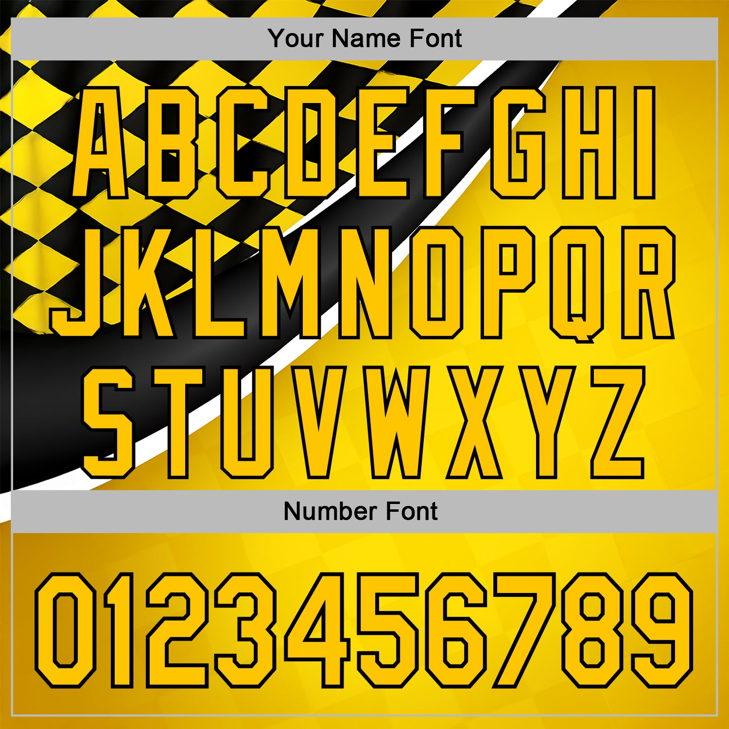 Custom Yellow Black-White 3D Pattern Design Formula Auto Car Racing Motorsport Sports Pullover Sweatshirt Hoodie