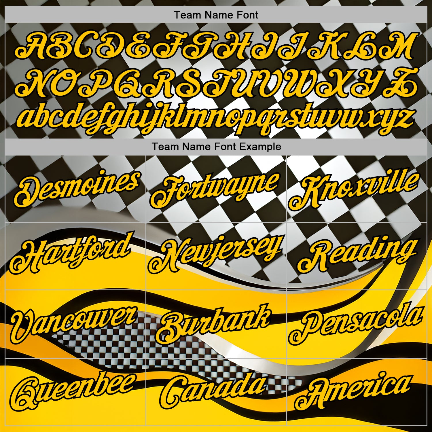 Custom Black Yellow-White 3D Pattern Design Formula Auto Car Racing Motorsport Sports Pullover Sweatshirt Hoodie