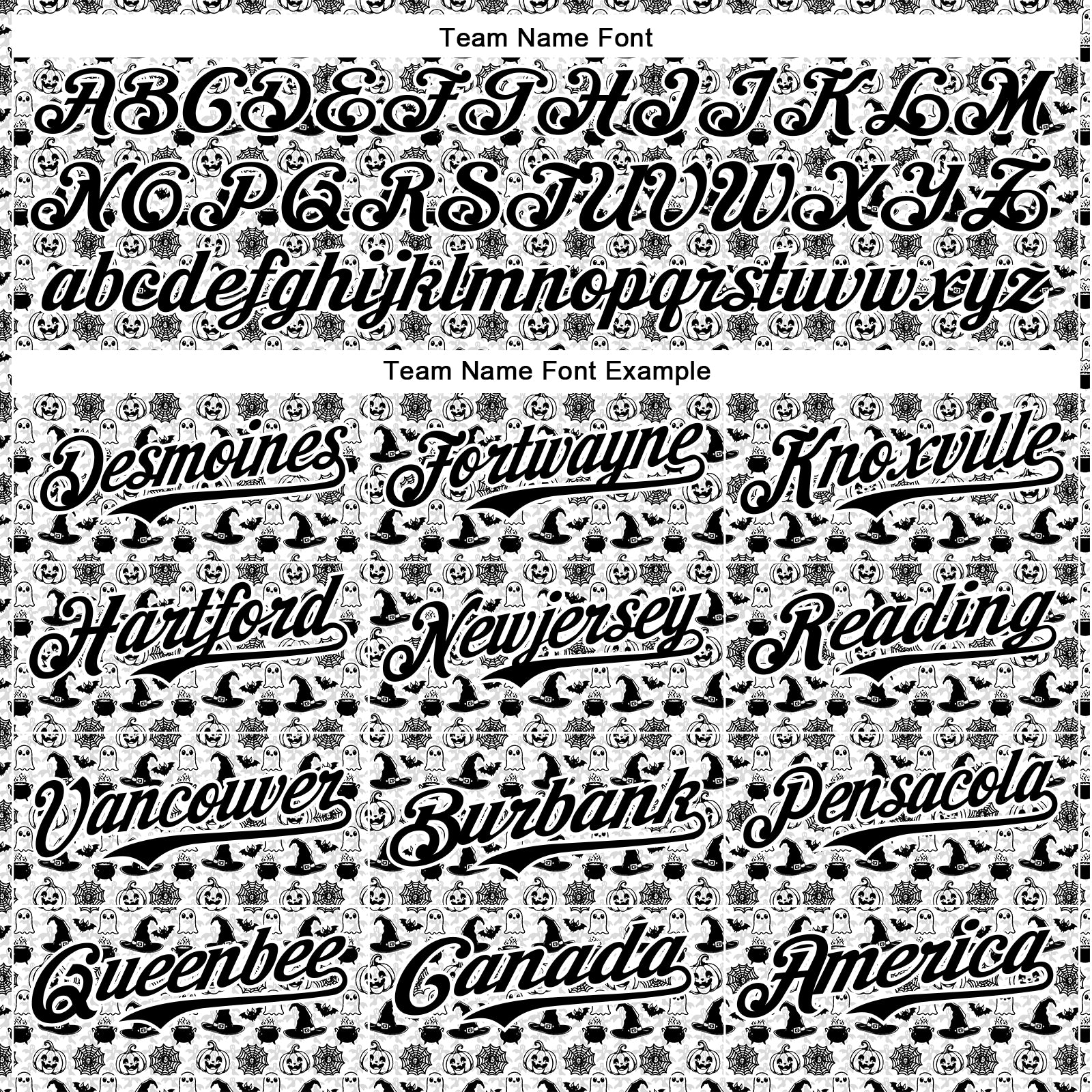 Custom White Black 3D Halloween Pumpkin Doodle Party Costume Ideas Authentic Baseball Jersey