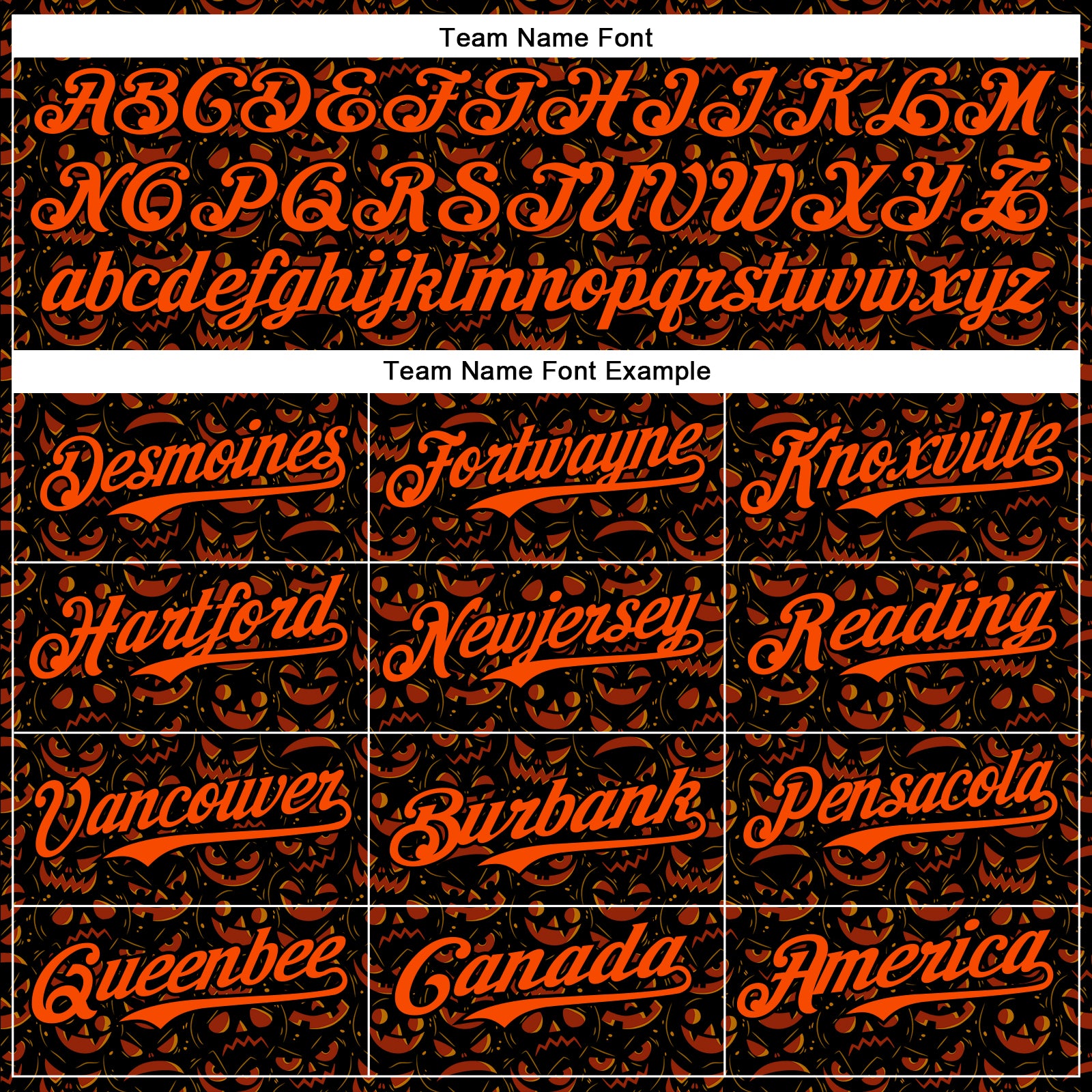 Custom Black Orange 3D Halloween Pumpkin Party Costume Ideas Authentic Baseball Jersey