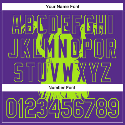 Custom Purple Neon Green Pinstripe Neon Green 3D Halloween Spooky Party Costume Ideas Authentic Baseball Jersey