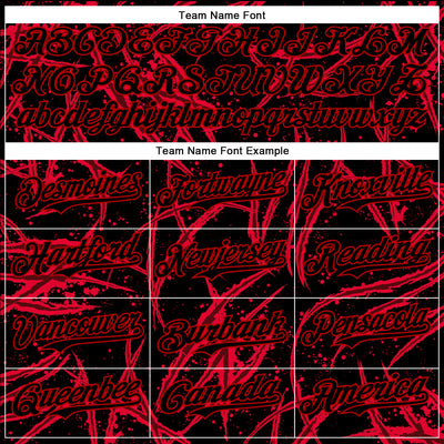 Custom Black Red 3D Halloween Horror Night Trick Treat Party Costume Ideas Authentic Baseball Jersey