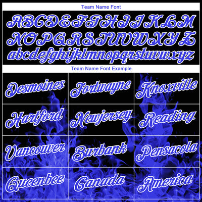 Custom Stitched Black Thunder Blue-White 3D Pattern Design Flame Sports Pullover Sweatshirt Hoodie