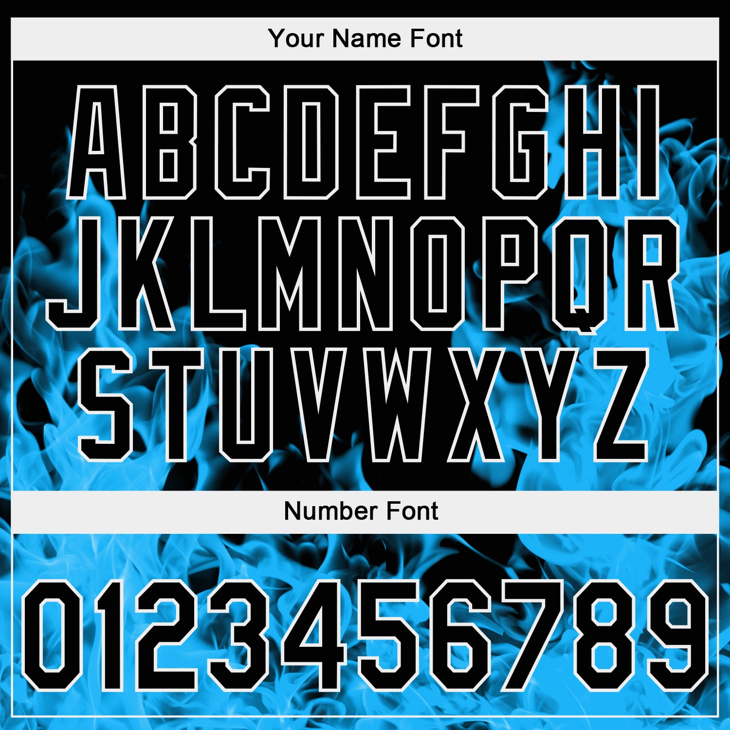 Custom Stitched Black Blue-White 3D Pattern Design Flame Sports Pullover Sweatshirt Hoodie