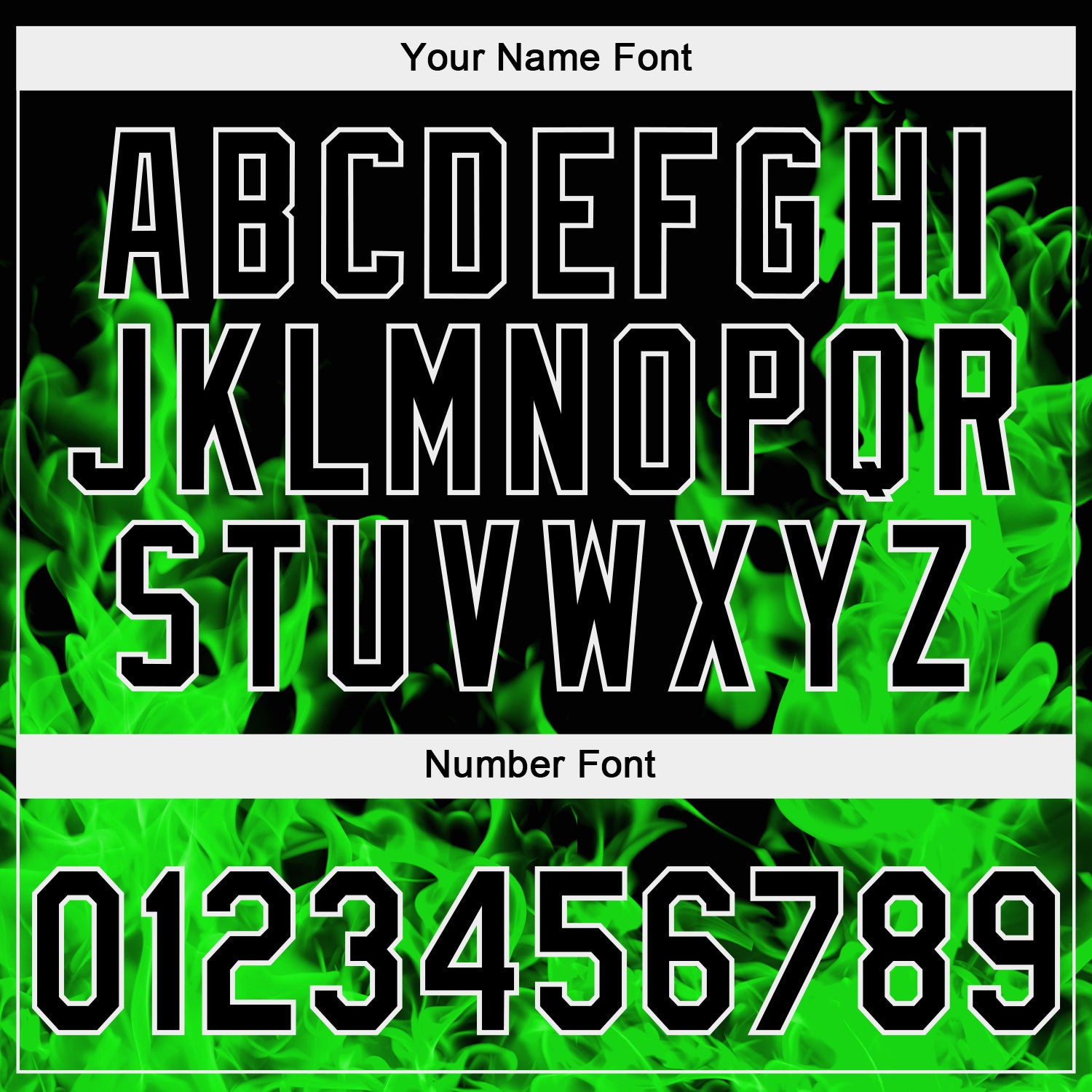 Custom Stitched Black Green-White 3D Pattern Design Flame Sports Pullover Sweatshirt Hoodie