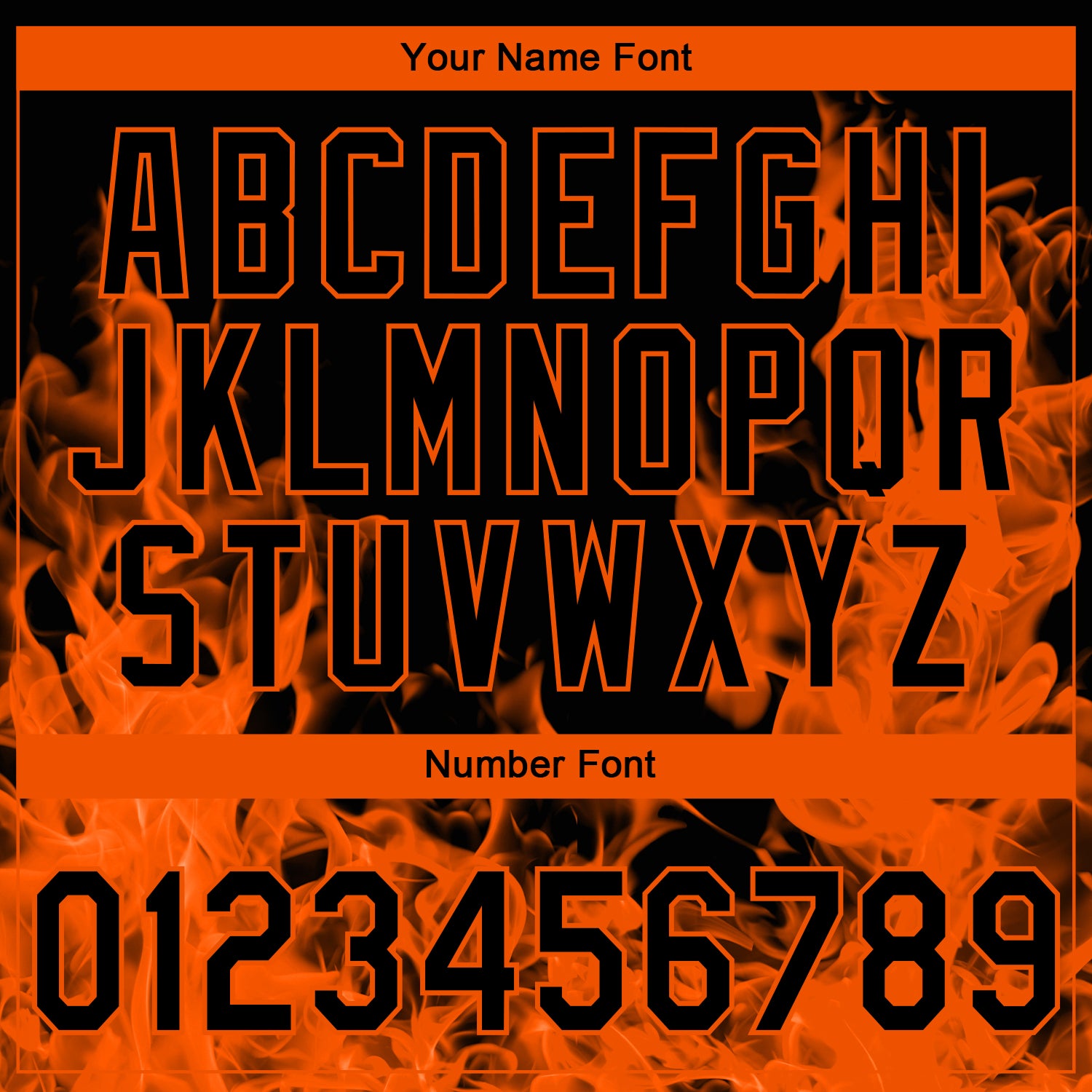 Custom Stitched Black Orange 3D Pattern Design Flame Sports Pullover Sweatshirt Hoodie