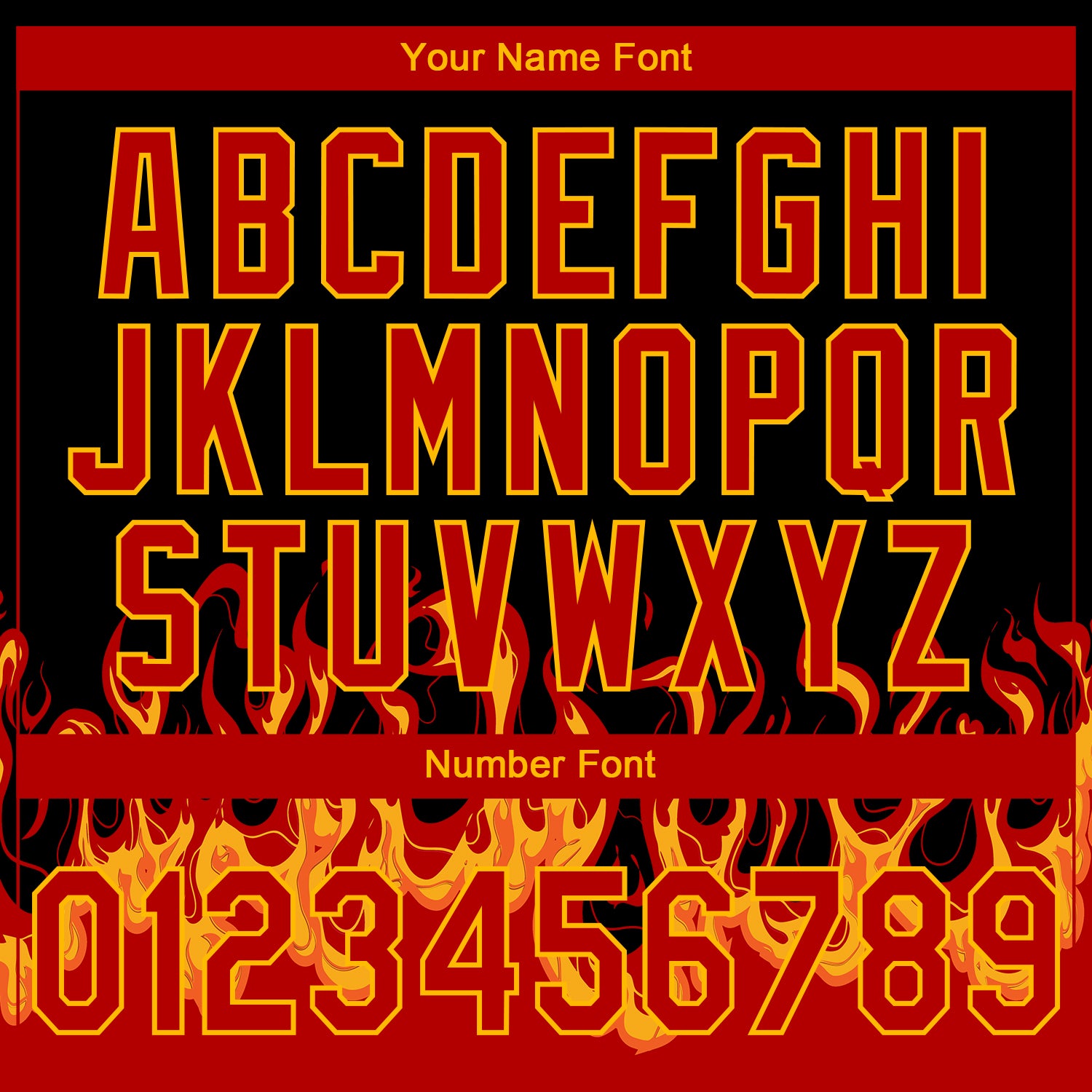 Custom Stitched Black Red-Yellow 3D Pattern Design Flame Sports Pullover Sweatshirt Hoodie